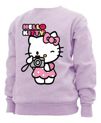 Buzo Algodón Felpa Hello Kitty 5 Diseños Excelente Calidad