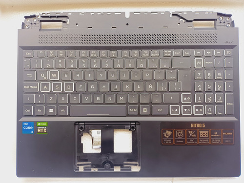 Teclado Original Para Acer Nitro 5  An515-58 Iluminado