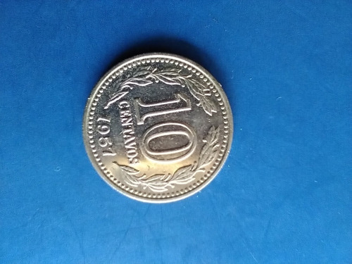 Monedas Antiguas 10 Centavos Peso Argentino Año 1957