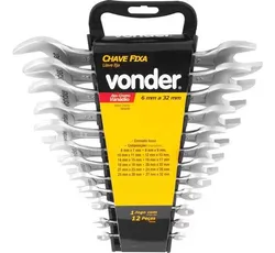 Comprar Jogo De Chave Fixa 6 A 32mm 12 Pecas Cromo Vanádio Vonder no Mercado Livre