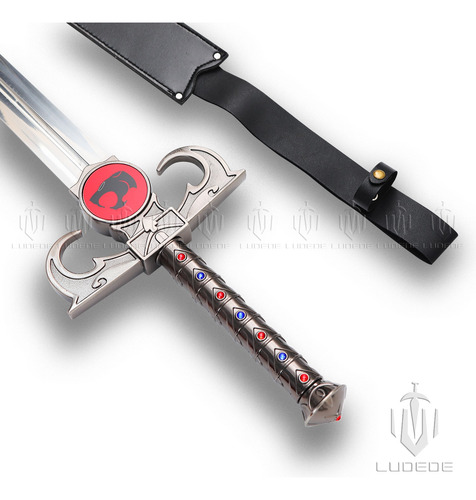 120cm Espada Del Augurio Thundercats Acero Con Funda Y Base