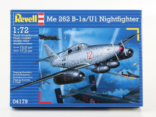 Modelismo Me 262 B Caza Nachtjager Nocturno Luftwaffe 1/72