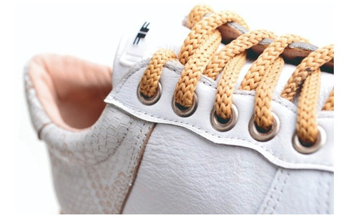 Imagen 7 de 7 de Zapatillas Urbanas De Mujer De Cuero Cordones Klama -ferraro