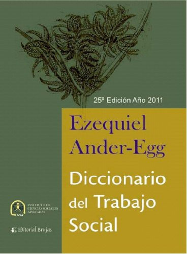 Libro Diccionario Del Trabajo Social De Ezequiel Ander-egg