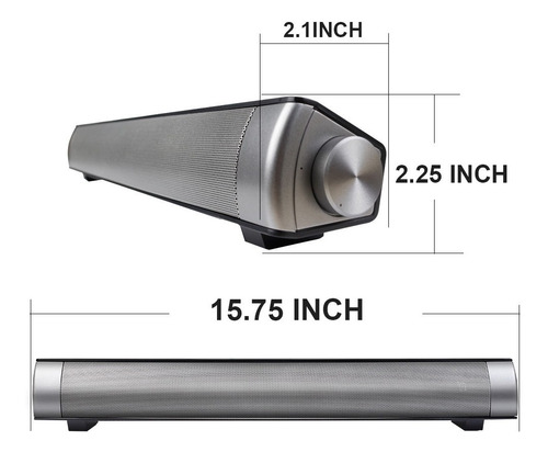Barra De Sonido Con Bluetooth, Sonido Envolventetv/pc/teléfo