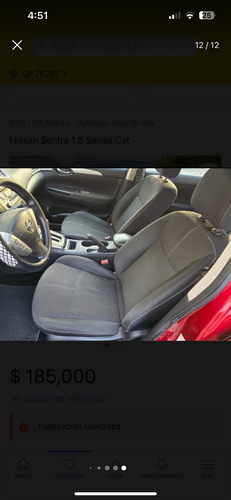 Nissan Sentra 1.8 Sense Cvt
