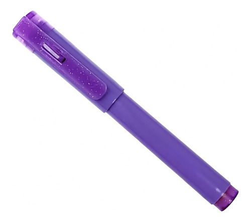 Lápis detector de notas falsas, luz UV, dólares e pesos, cor roxa