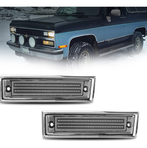 Luz Led Marcador Lateral Transparente Para Chevy Blazer C10