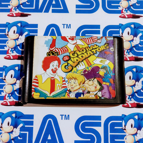 Cartucho De Sega Mick & Mack Global Gladiators (Usado)
