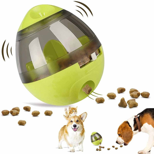 Juguete Interactivo Para Perros Para Derramar Comida Color Verde
