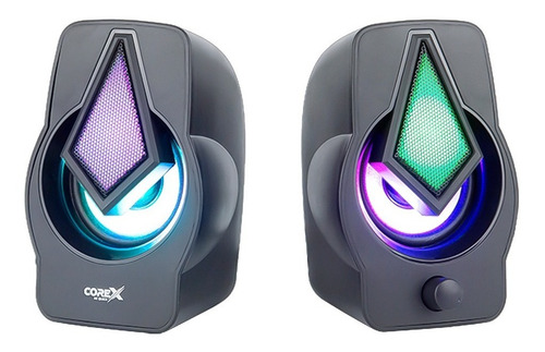 Imagen 4 de 10 de Bafles Parlantes Gamer Pc Core X Es-258 Usb