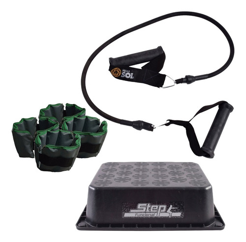 Kit Sport Maniac Step + Banda Ultra + Tobilleras 2kg