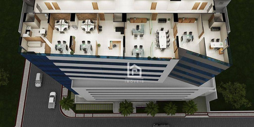 Imagem 7 de 9 de Pavimento Corporativo Com 400m² Em Prédio Novo E Com Lazer Na Cobertura! - Ac0003