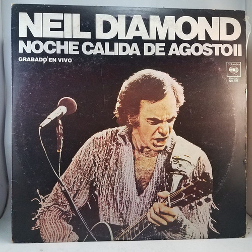 Neil Diamond - Noche Calida De Agosto 2 - Doble  Vinilo Lp