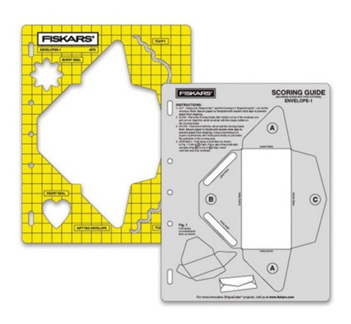 Paquete De 9 Plantillas Y 2 Cortadores De Formas Fiskars