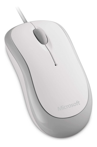 Mouse Microsoft Blanco Con Cable Usb