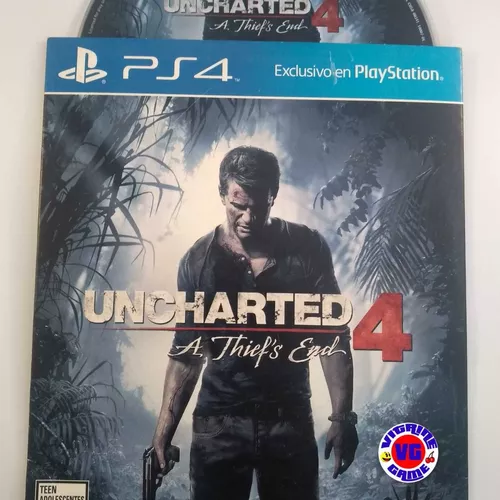 Uncharted 4: A Thief's End - Jogo de PS4 (Usado Mídia Física Original)