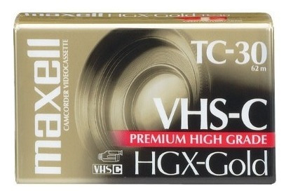 Videocassette  Maxell Vhs-c  Tc-30