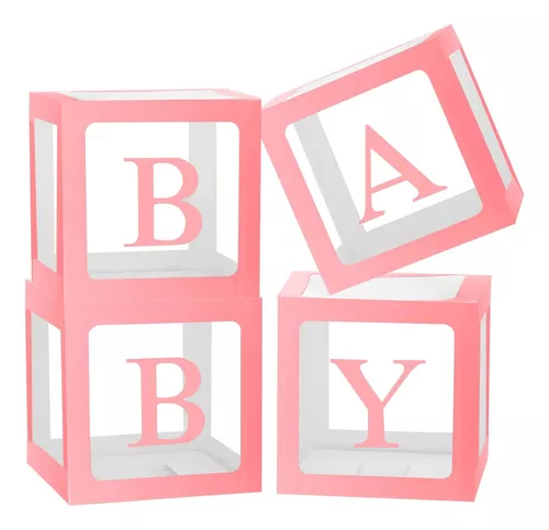 Decoraciones de baby shower para niño juego de cajas de bebé todo incluido  con letras para baby shower decoraciones de baby shower para niño azul  Colombia – Yaxa Store