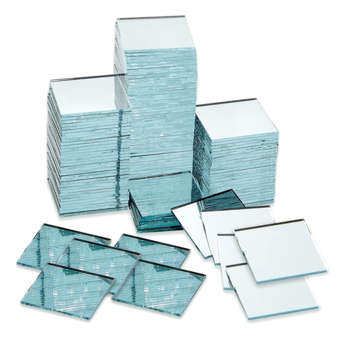 Azulejos De Espejo De 1 Pulgada Para Manualidades, Pequeños