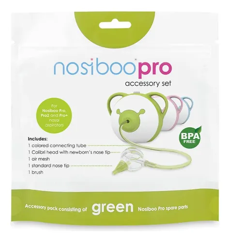 Set De Accesorios Nosiboo Pro (verde) Con Cabezal Colibri