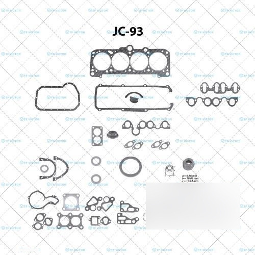 Juntas Motor Completo Para Vw Jetta 1.8 L4 1984 1993 8 Valvu