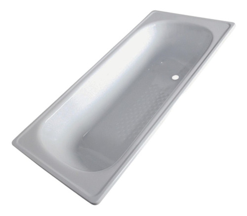 Imagen 4 de 10 de Bañera Baño Chapa Acero Enlozada 160 Reforzada Blanca