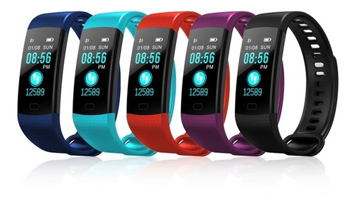 Relógio Band Inteligente Pulseira Smartband Y5 Monitor