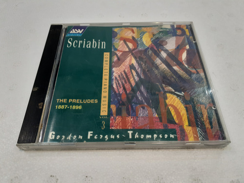 Complete Piano Music Vol. 3, Scriabin - Cd 1995 Uk Ex 