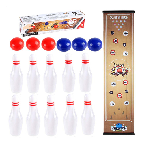 Juego De Curling De Mesa Juego De Bolos Para Adultos Juego D