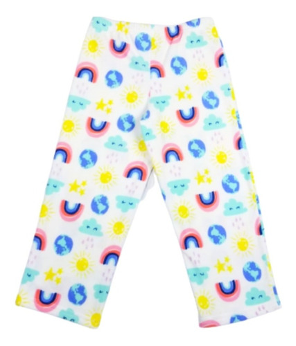 Pantalon Termico De Pijama Arcoiris Para Niña Carters 