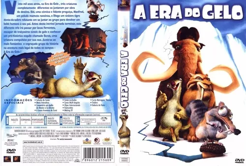 Dvd a Era do Gelo 1, 2, 3 e 4  Item Infantil Dvd Usado 79303193