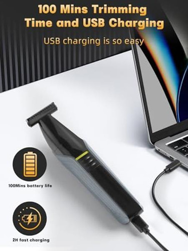 3 In 1 Electric Beard Trimmer For Men,wet/dry Body Shaver Gr