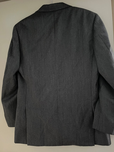 Saco Gris De Pura Lana Virgen. T 50. Marca Flamers. Italia