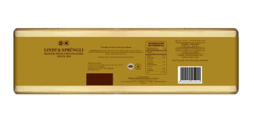 Lindt Chocolate C/ Leche Suizo Con Avellana 2 Barras 300 Gr