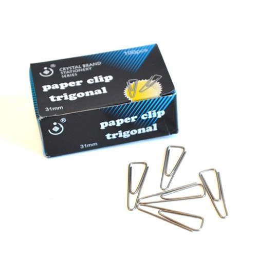  2 X Clip Triangular 31mm. Caja X 100 Unid.