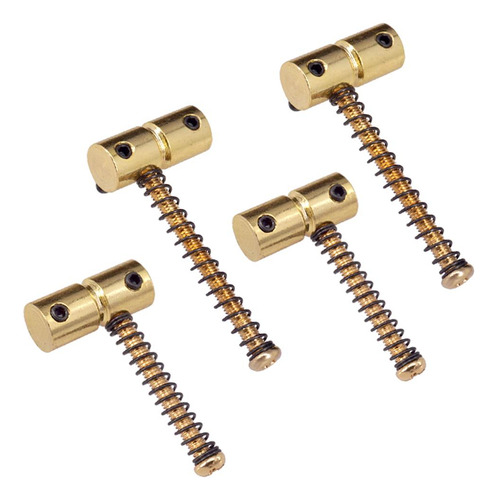 4 Peças De Comprimento Curto Curto Ponte De Guitarra