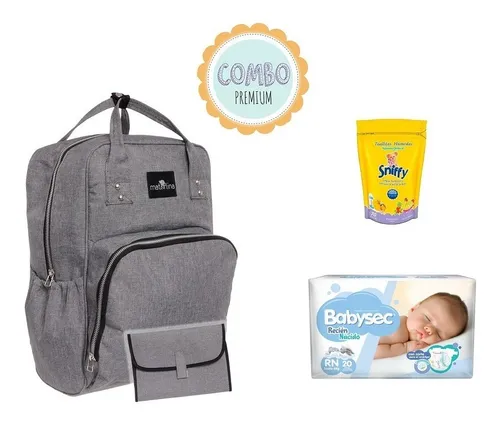 Mochila bebe pañales sale