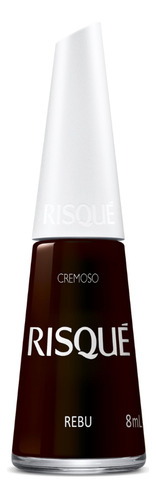 Esmalte Cremoso Risque Vermelho Rebu 8ml Manicure