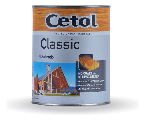 Cetol Classic Satinado Impregnante Protector Exterior X 4lts - Prestigio