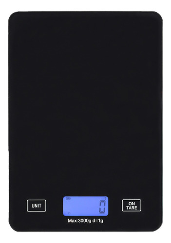 Imagen 5 de 10 de Balanza Digital Cocina Alimentos 5kg Alta Precision Femmto Color Negro