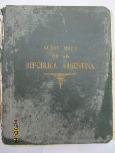 Mapa De La Republica Argentina Gunche Wuebeck Turtl A. 1921