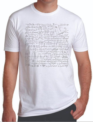 Camiseta Ecuaciones Unisex, Math26, Matemáticas, Sublimado