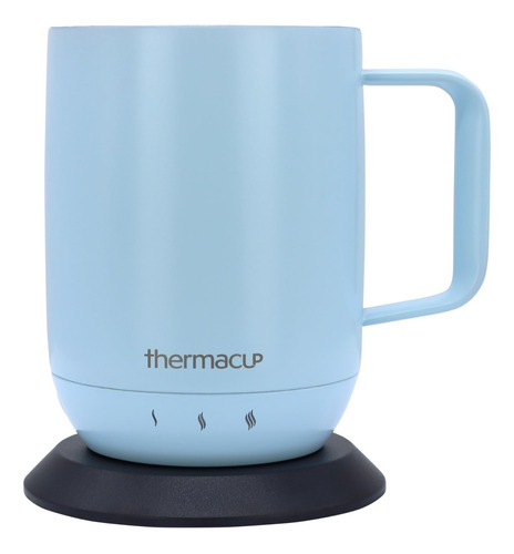 Taza De Cafe Autocalentable Premium De Thermacup Con Tapa, T