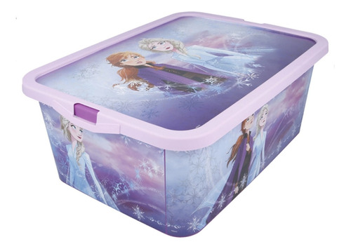Caja Organizadora Juguetes Infantil Frozen 13 Lts Plástica