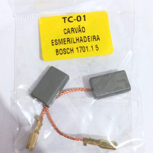 Escova Carvão Para Esmerilhadeira Bosch 1701.1 5 Pol. Tc01