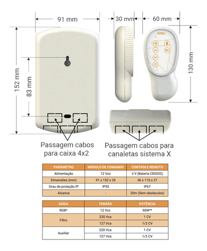 Comando Basic Smart Pool Pdx1354n-12vcc -com Fonte 100w P767