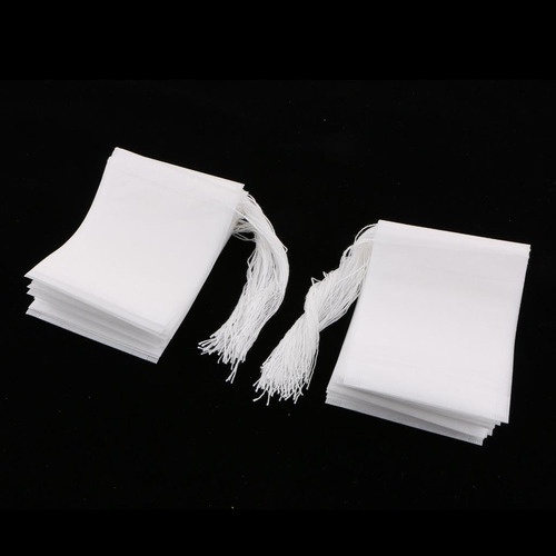 100pcs Bolsas De Té Desechable Mueble Cordón 5x6cm