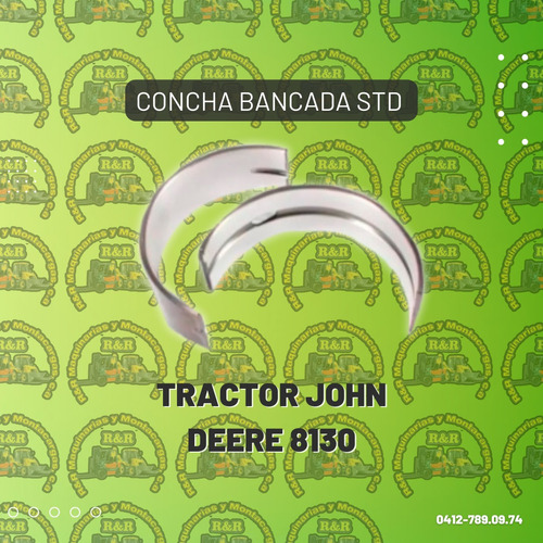 Concha Bancada Std Tractor John Deere 8130