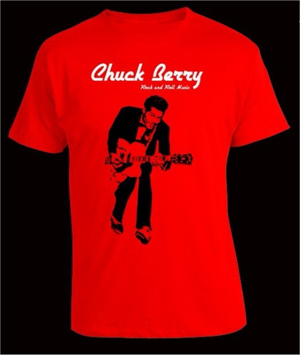 Chuck Berry Remeras Estampadas Serigrafía
